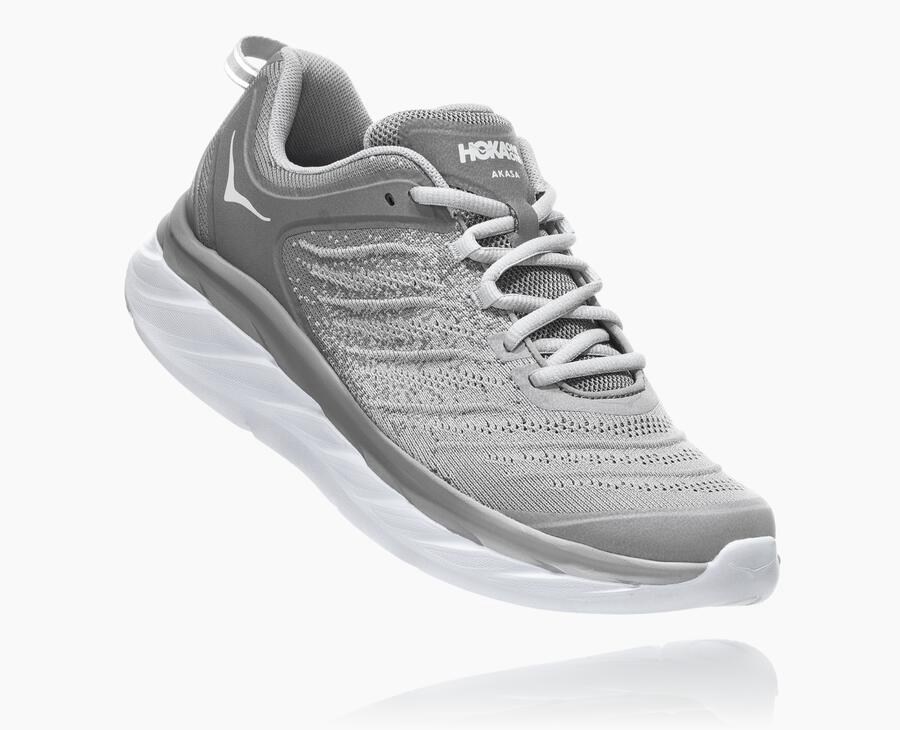 Hoka One One Akasa Löparskor Herr - Grå - XAVQT-9483